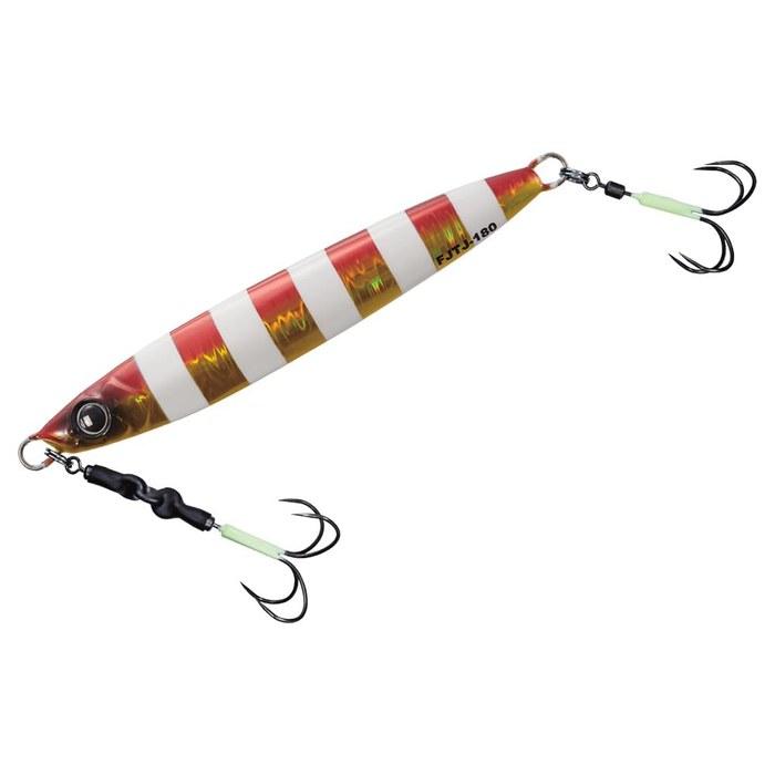 Major Craft First Jig Tachiuo Jigging FJTJ-130 Zebra Red Gold 130g