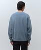 Musinsa Standard [Victoria Wool] Minimal Ribbed Crew Neck Knit [Sky Blue]