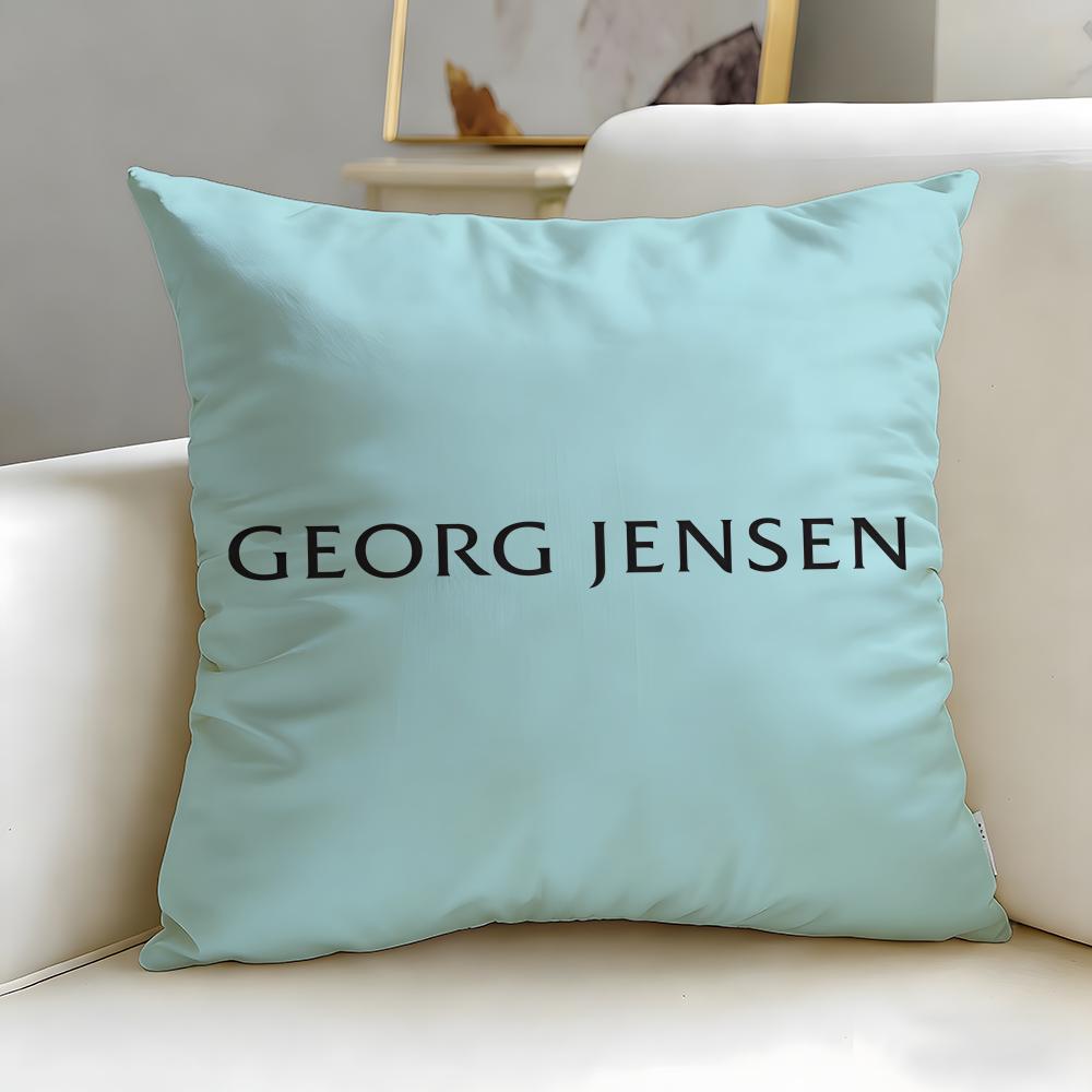 Klassische Schmuckmarke Georg Jensen Kissenbezug Weich und Leicht zu Waschen – Vielseitig für Sofa, Bett, Reisen und Büro