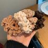 Autumn Winter New Sweet Plush Soft Girls' Women Pompom Hair Ties Elastic Hair Band Ropes Accessories Headwear
