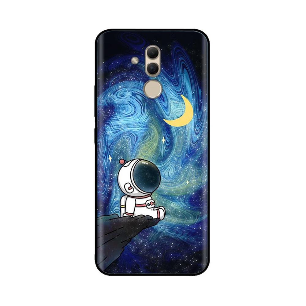 For Huawei Mate 20 Lite Case Cartoon Soft Silicone Phone Cover For Huawei Mate 20 Mate20 Pro Cases Bags Shockproof Painted Cover