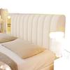 Soft Padded Bedside Cushion Headboard Cover - Washable & Simple Design for Double Beds