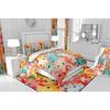 Cute Colorful Cartoon Salamander Duvet Cover, Boys and Girls Duvet Cover, Microfiber Duvet Cover with Zipper Pillowcase, Bedding
