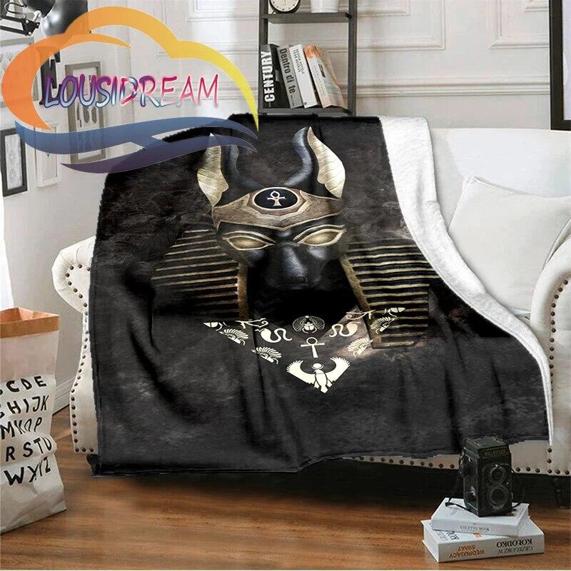 Horus Ancient Egyptian Mythology Blanket Fashion Flannel Fluffy Fleece Throw Blanket Children and Adult Gift Sofa Travel Camping
