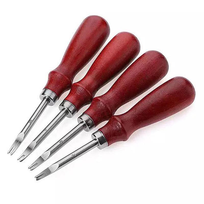 1 szt. 0,8/1,0/1,2/1,5 mm nóż do fazowania krawędzi skóry, cięcie ręczne