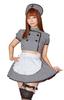 Clearstone Lyrical Palette Cosplay Halloween Check Nursemaid Women's Black