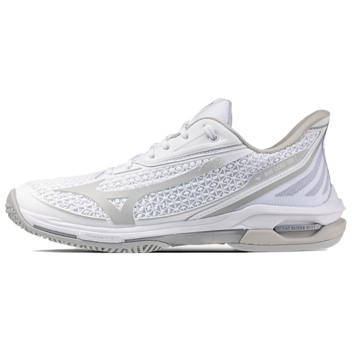 

Mizuno Wave Exceed Tour 7 AC Comfortable Low-Top Tennis Shoes Women sneaker White Gray 61GA267101 36
