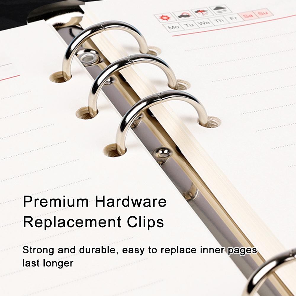 (Free Logo Engraving) A5/B5 High-grade Leather Loose-leaf Notebooks, Business Meeting Minutes, Notepads, Student Subject Notebooks, Diaries