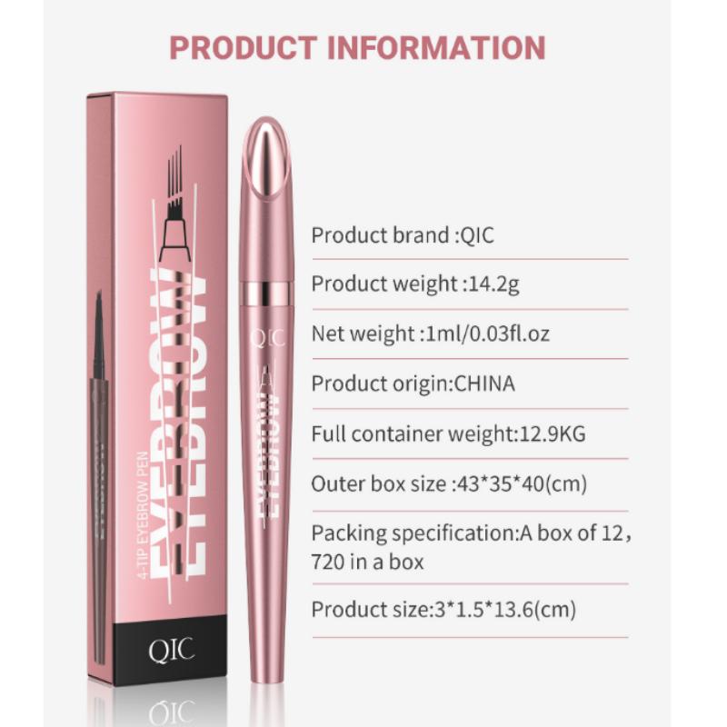 Frauen Vierköpfige Augenbrauentönung Kosmetik Natürliche Langlebige Farbe Tattoo Augenbrauen FrauenWasserdichter Augenbrauenstift