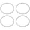 4PCS Water Distiller Sealing Silicone Gaskets, Heat Resistant Replacement Parts for 4L Water Distillers, Compatible with Various (4L)