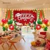Merry Christmas Banner: Holiday Store Decoration
