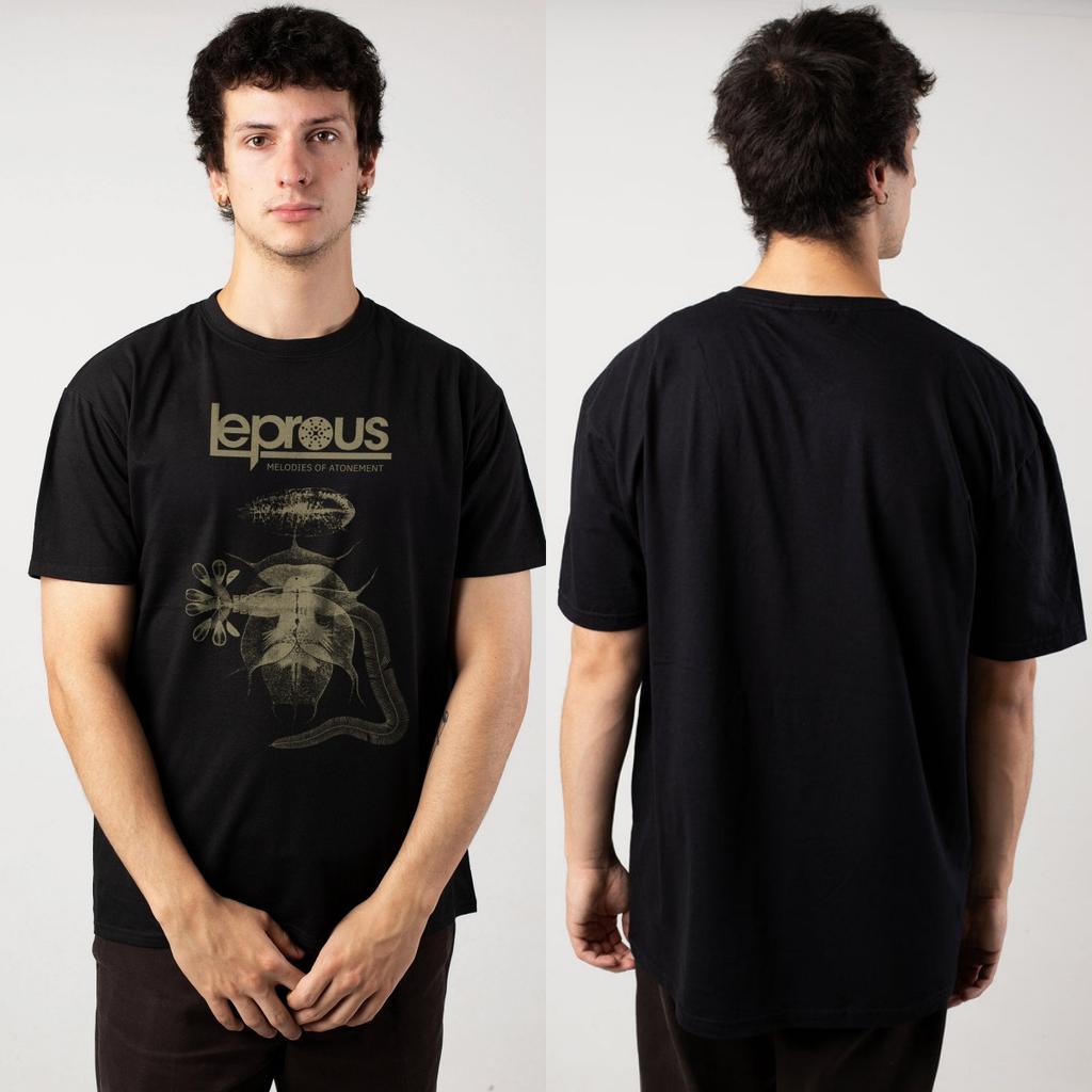 Hot Leprous Graphic Cotton Tshirt Unisex Summer Short Sleeve Fashion Brand Tee Luxury Casual Vintage Tees