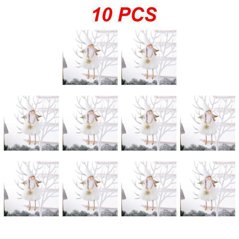 1~10PCS New Year Christmas Elf Doll  Kids Gift Xmas Tree Decor Plush Angel Pendant Christmas Decor 2024 Navidad Home Decor