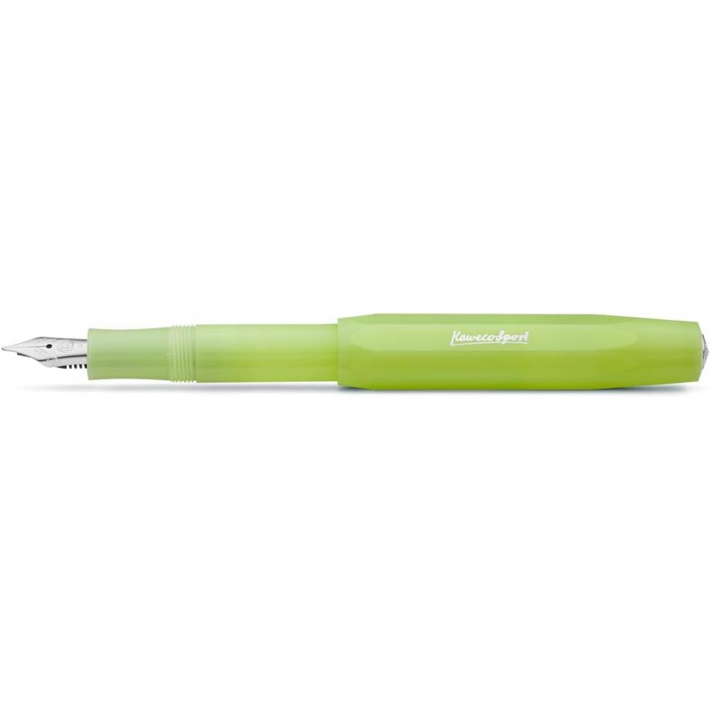 Kaweco Fountain Pen F Fine Frosted Sport Fine Lime 10001888 Authentic Import F