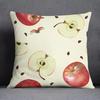 Sweet Strawberry Heart Pillow Case Cute Fruit Flower Cushion Cover Peach Skin Throw Pillowcase For Sofa Kids Room Home Decor