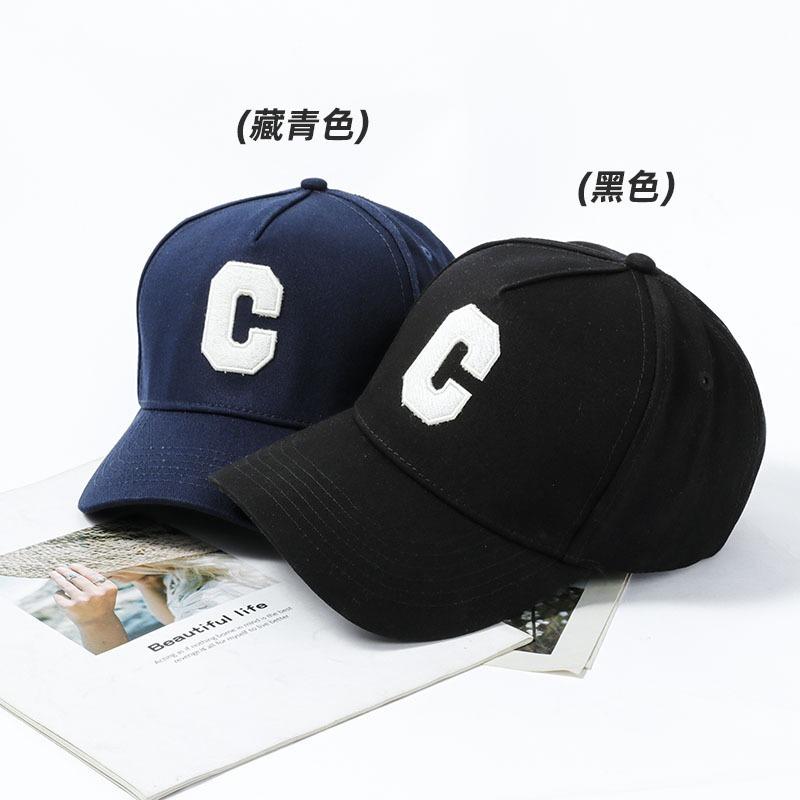 High Top C Standard Baseball Cap Men's Summer Sunscreen Face Small Cap Breathable Sunshade Sun Hat Women