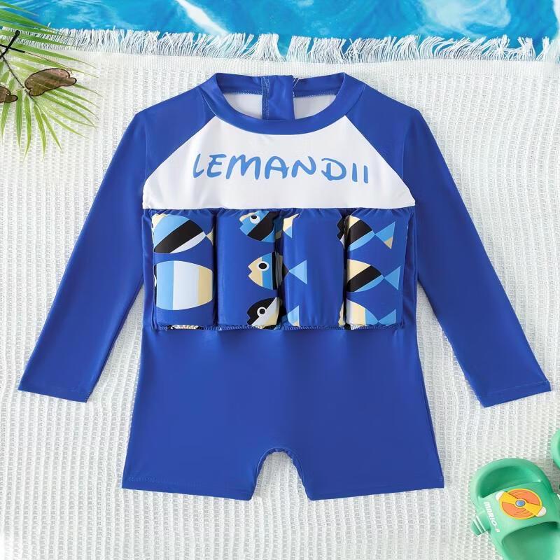Alliance Messenger Kids Long Sleeve One-Piece Surfing Swimsuit