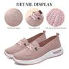 Women's Versatile Fly-knit Lace-up Casual Shoes - Breathable, Lightweight, Soft Sole Mesh Design
