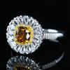 Lindon Classic Copper Alloy Zircon Ring Ladies Jewelry Wedding Promise Party Gift