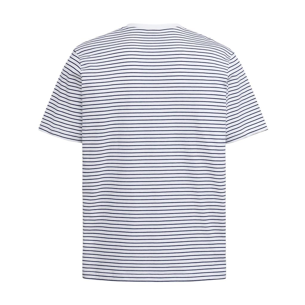 adidas Originals Skateboarding Yarn Dye Loose Striped Crew Neck Sports Short Sleeve T-Shirt Men Tops KY7975