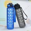 Water Bottle Motivational Sport Leakproof Bottle Outdoor Travel PC Fitness Jug