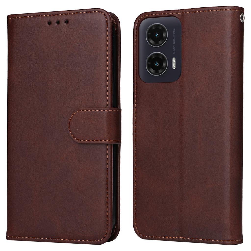 For Motorola Moto G35 5G Case Wallet PU Leather Folio Flip Phone Cover