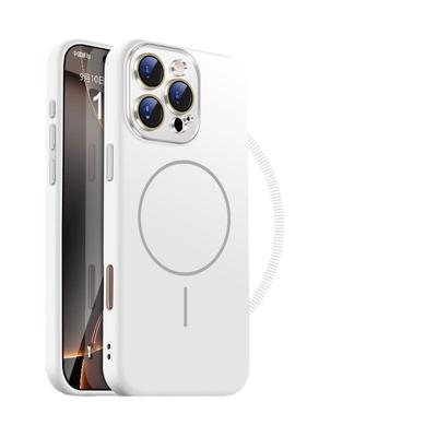 Fashion Dopamine IPhone16promax Magnetic Case Suitable for Apple 15nm Lens Liquid Silicone Sleeve