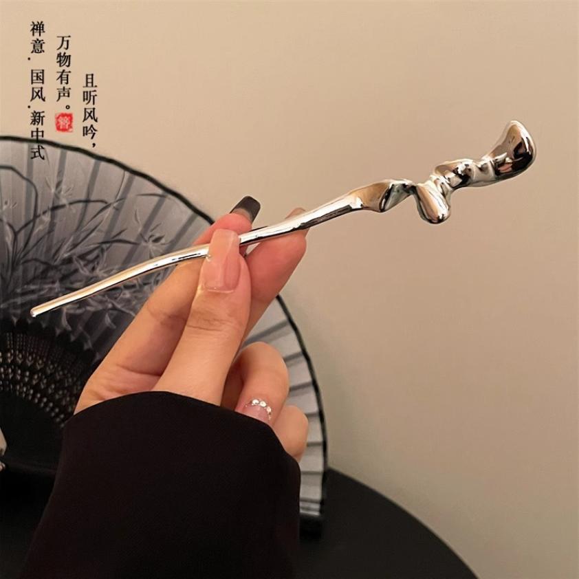 Vintage Metall Blume Schmetterling Haarnadeln für Frauen Elegant Chinesischer Stil Essstäbchen Haarstab Mädchen Haarschmuck Zubehör Werkzeuge