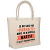 Beach Bag - PLANETEE - Insulated Maryse Parfaite - Beige Cotton - Large Capacity - Printed In France