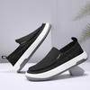 Cloth Shoes 22 Autumn Thin Ice Silk Cloth Breathable Board Shoes Soft Sole Casual Non-slip Driving Shoes