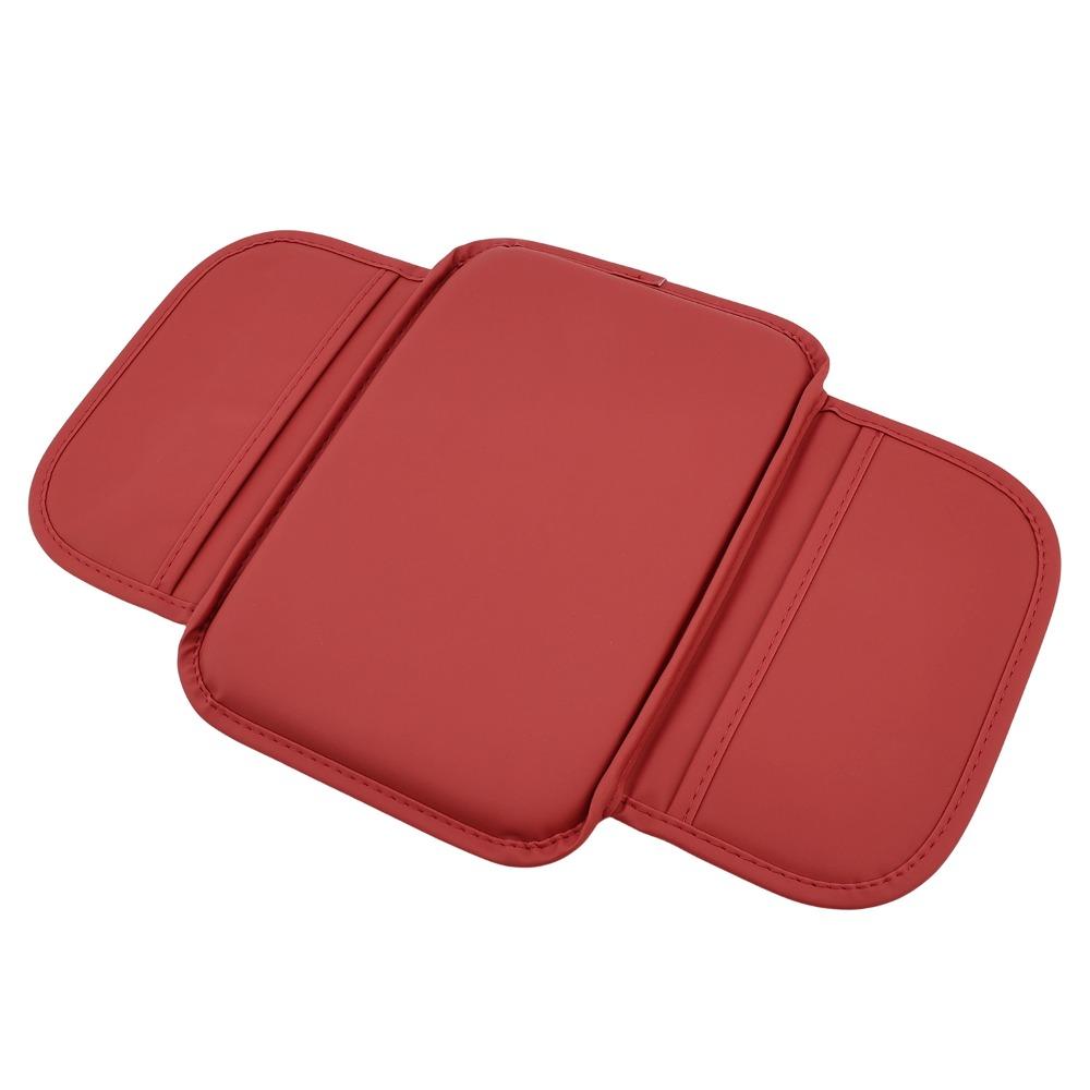 Leather Material Leather Armrest Cover Soft Cushion Protective Cushion Most Vehicles