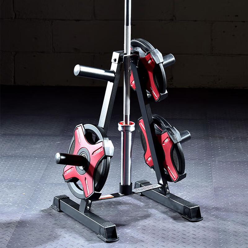 Massfit Olympic Barbell Plate and Barbell Holder