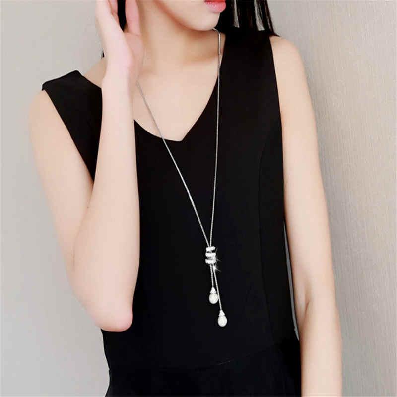 Fashion-Women-Jewelry-Long-Tassel-Sweater-Chain-Glass-Crystal-Beads-Necklace-29/"