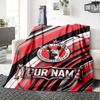 Name Custom Club Tijuana Print Flannel Blanket High Quality Warm Comfortable Cover for All Seasons Perfect for Gifts Home Decor