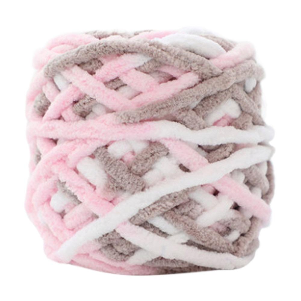 Soft Wool Crochet Yarn Knitting Braided Yarn DIY Woven Thread