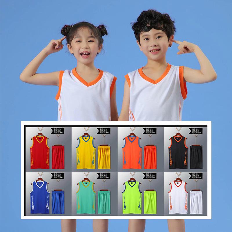 Basketball Uniform Sets for Men, Women, and Children - Sports Performance Jerseys with Printed Logo for Competition and Training.