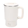 Taşınabilir Elektrikli Kettle Beyaz 600ml Paslanmaz Çelik İç Kısım Yalıtımlı Sıcak Su Kettle'ı Çay Kahve İçin