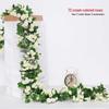Artificial Rattan Rose Vine for Ceiling & Wall Decor - Wedding & Pipe Covering