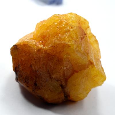 Naturalny Żółty Szafir 1635,15ct Surowy Certyfikowany Luźny Kamień Szlachetny