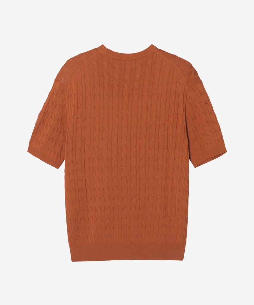 MINDBRIDGE Cable Round Short Sleeve Knit - 3 Colors