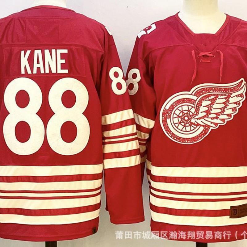 Herren Detroit Red Wings Eishockey Trikot 88 13 53 23 91 Gestickt Fanartikel Wintersport Spiel im Freien