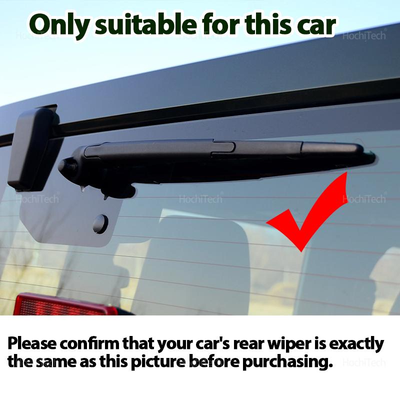 For Jeep Wrangler JK 2007-2010 2011 2012 2013 2014 2015 68002490AB ABS Rear Wiper Arm and Rear Blade Replacement Kit Parts