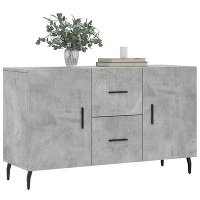 Sideboard Concrete Grey 100 X 36 X 60 Cm Particleboard