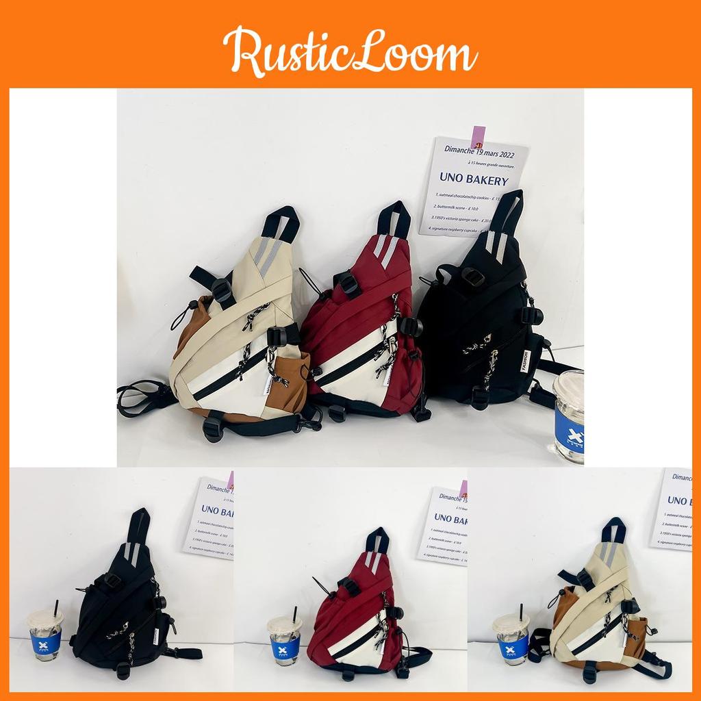 Trendy Breathable And Unisex Childrens Chest Bag In Striped Pattern For Daily Use