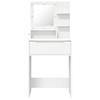 Bedroom Vanity Table with Shelf White 80 X 39.6 X 135 Cm