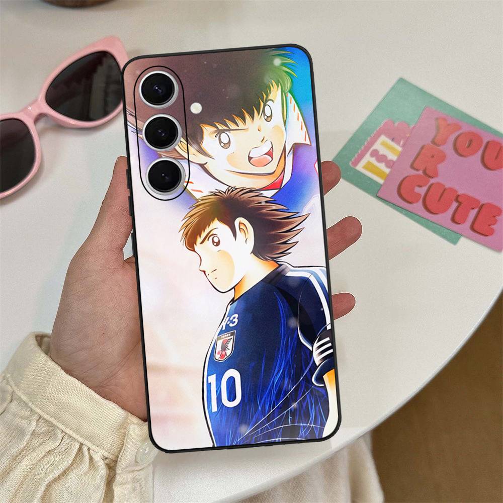 

Anime Captain Tsubasa Phone Case For Samsung S 24 fe 25 Ultra plus 20 lite 21 30 22 23 24 22 Ultra 5G Fundas Samsung S21 plus
