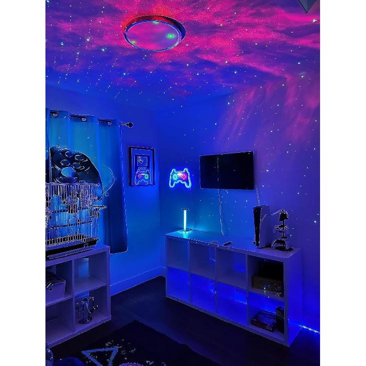 Galaxy Projector,Night Light Star Projector with Bluetooth Speaker, Remot Control LED Nebula Cloud Gift for Kids Room Bedroom Decor, Accompany,Night