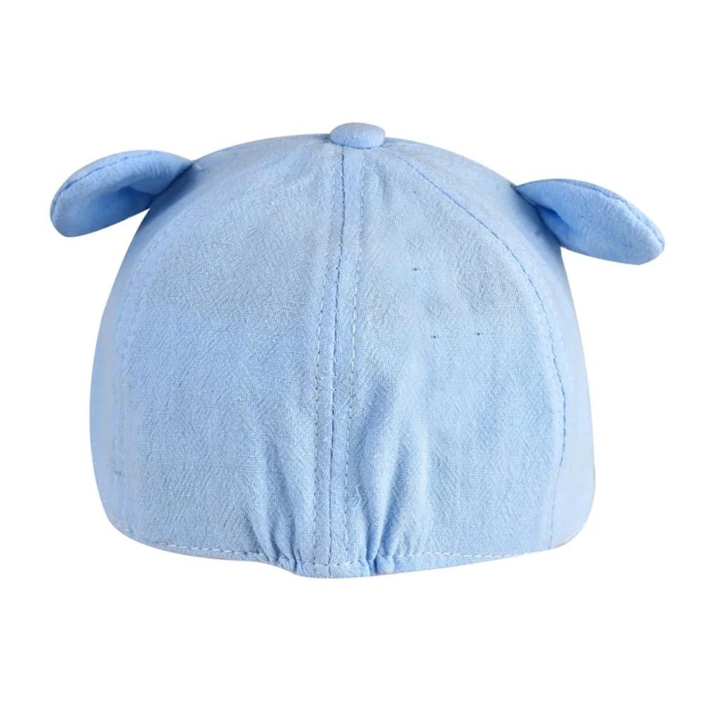 Adjustable Cap Baby Baseball Cap Kids Boys Girls Cartoon Duck Tongue Cap Sunshade Hat with Ears Fisherman Hat Spring Summer