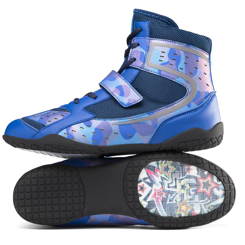 Unisex Boxing Boots High-top Leather Breathable Lightweight Fan Boxing Boots Combat Training Shoe Motorcycle Boots Youth Boxing Shoes