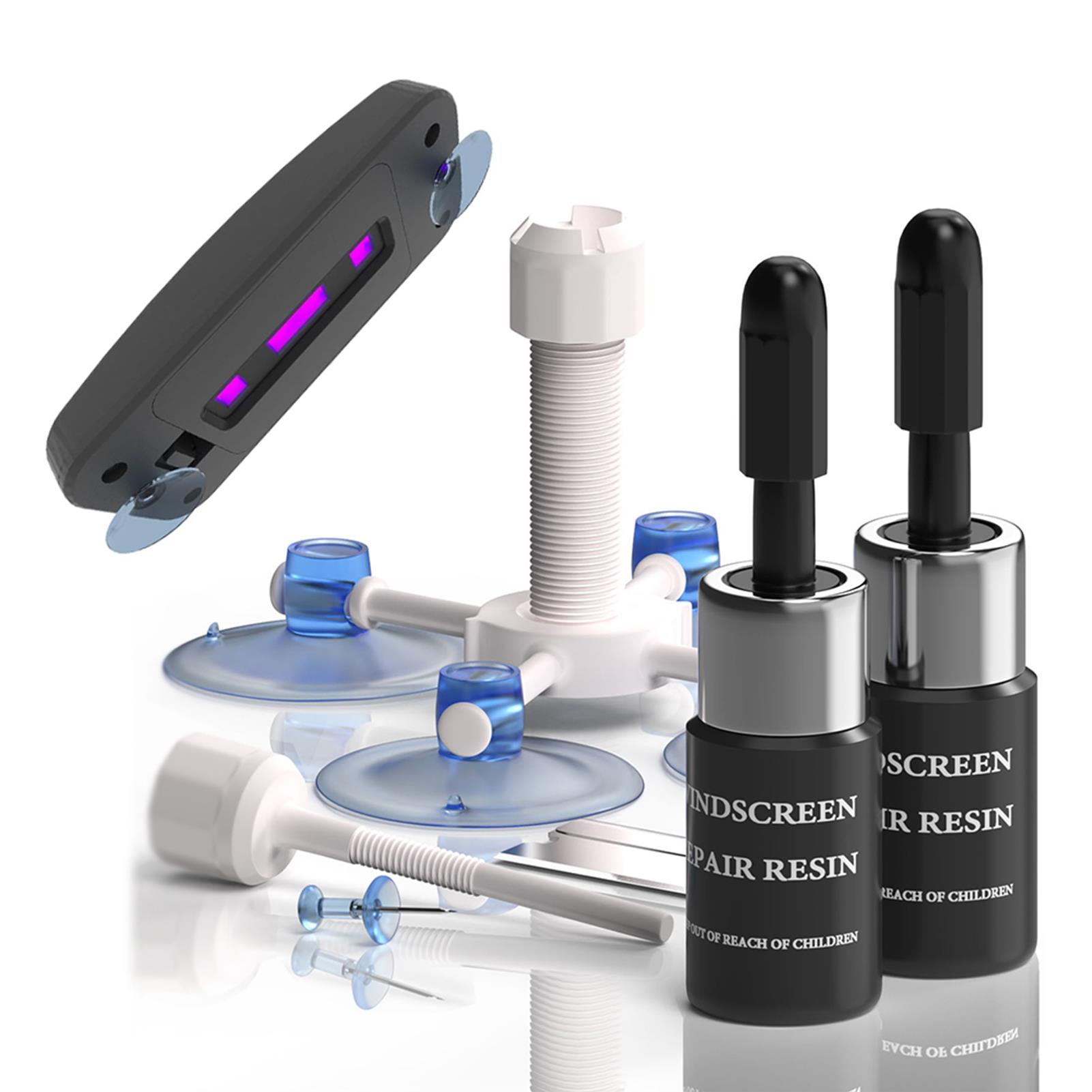 

Набор для ремонта лобового стекла Ремонт лобового стекла Быстрый Легкий Долговечный Набор для ремонта сколов лобового стекла